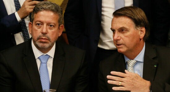 Presidente Jair Bolsonaro e o presidente da Câmara Arthur Lira