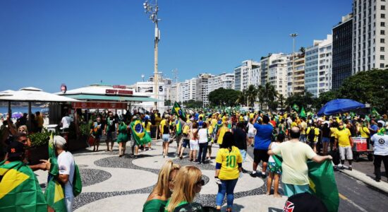 Manifestação no Rio de Janeiro