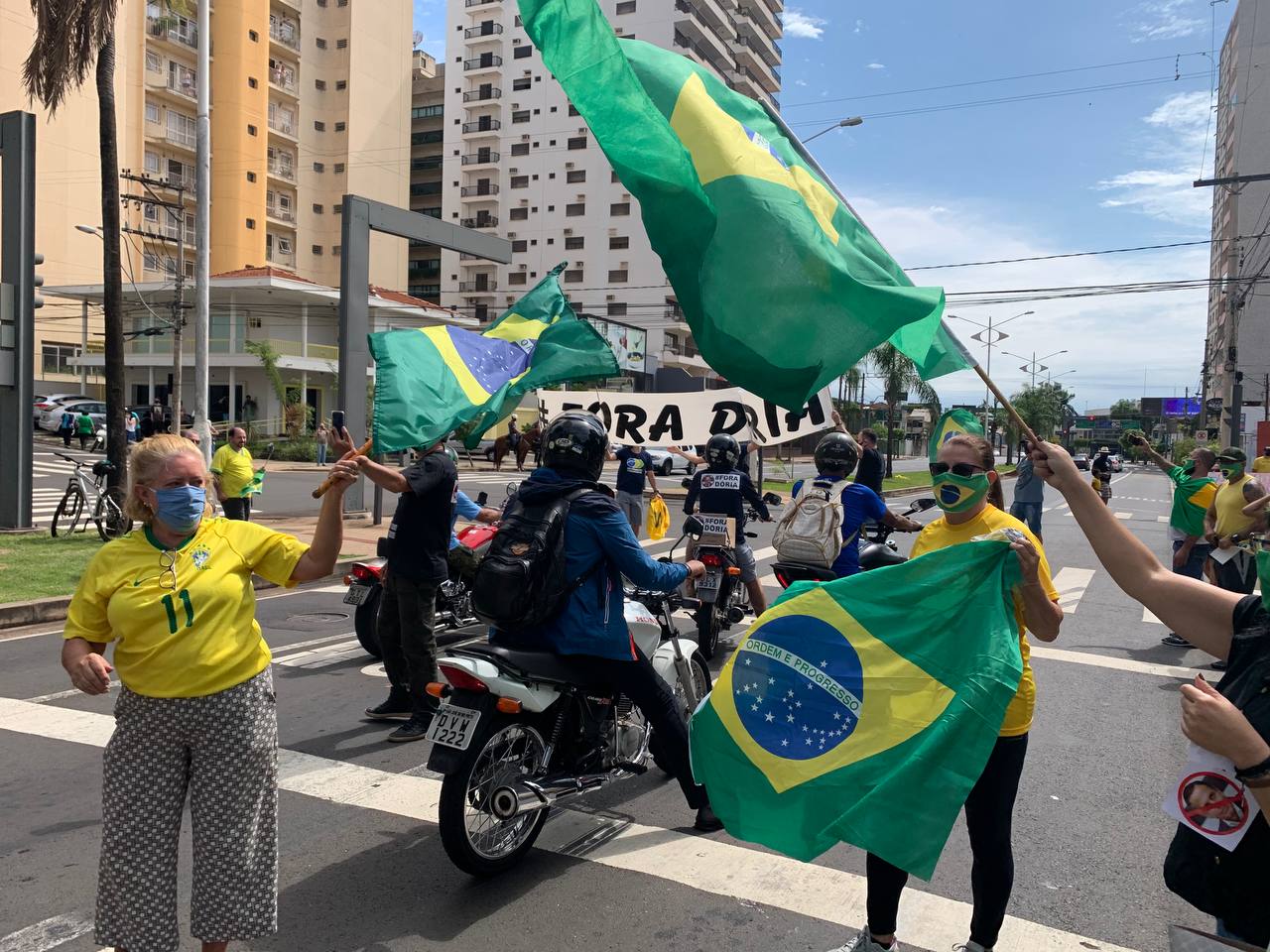 Manifestação em São José do Rio Preto/SP
