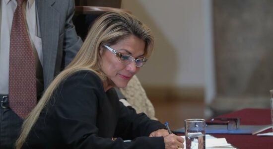 ex-presidente interina da Bolivia Jeanine Áñez