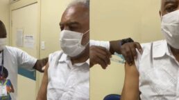 Gilberto Gil recebeu primeira dose da vacina em Salvador (BA)