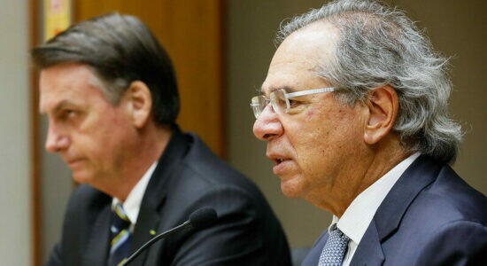 Ex-presidente Jair Bolsonaro e ex-ministro Paulo Guedes