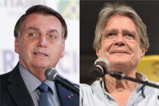 Bolsonaro parabenizou Guillermo Lasso por vitória no Equador