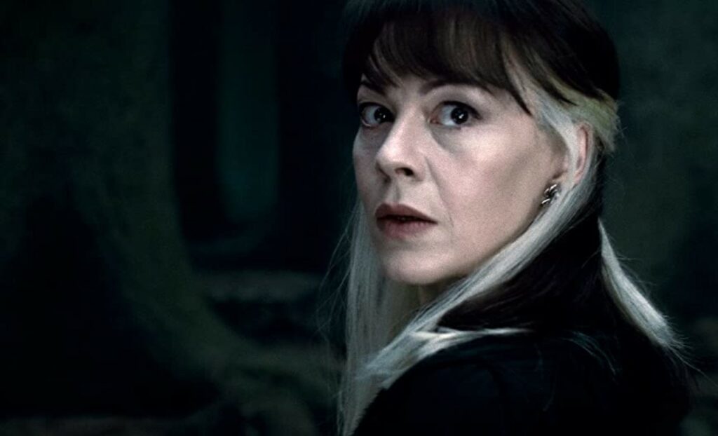 Helen McCrory em Harry Potter and the Deathly Hallows Parte 2