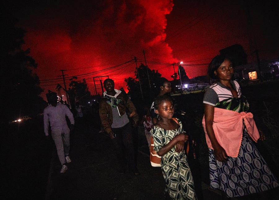Erupção de vulcão destrói 500 casas e deixa 15 mortos no Congo