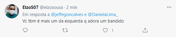 Daniela Lima recebeu duras críticas nas redes sociais
