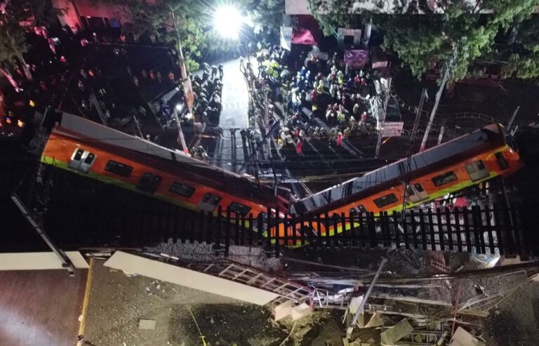 Acidente na Cidade do México deixou 23 mortos e mais de 60 feridos