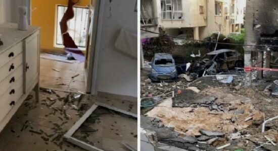 Apartamento de Higor Vidal em Israel foi destruído míssil
