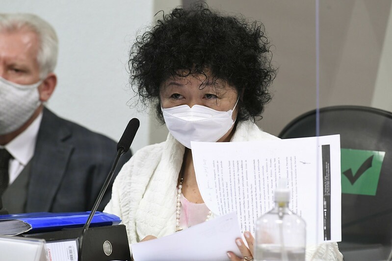 Dra Nise Yamaguchi presta depoimento na CPI da Covid