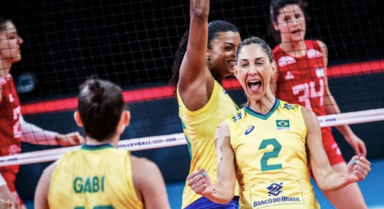 Brasil vence a Sérvia e mantém boa fase na Liga das Nações de Vôlei