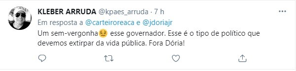 Internautas criticaram atitude de João Doria de se hospedar em hotel de luxo