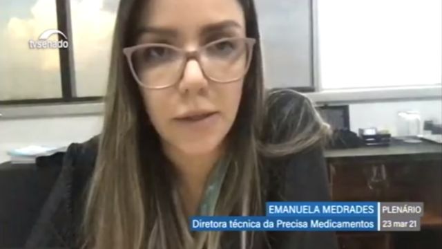 Emanuela Medrades, diretora da Precisa Medicamentos