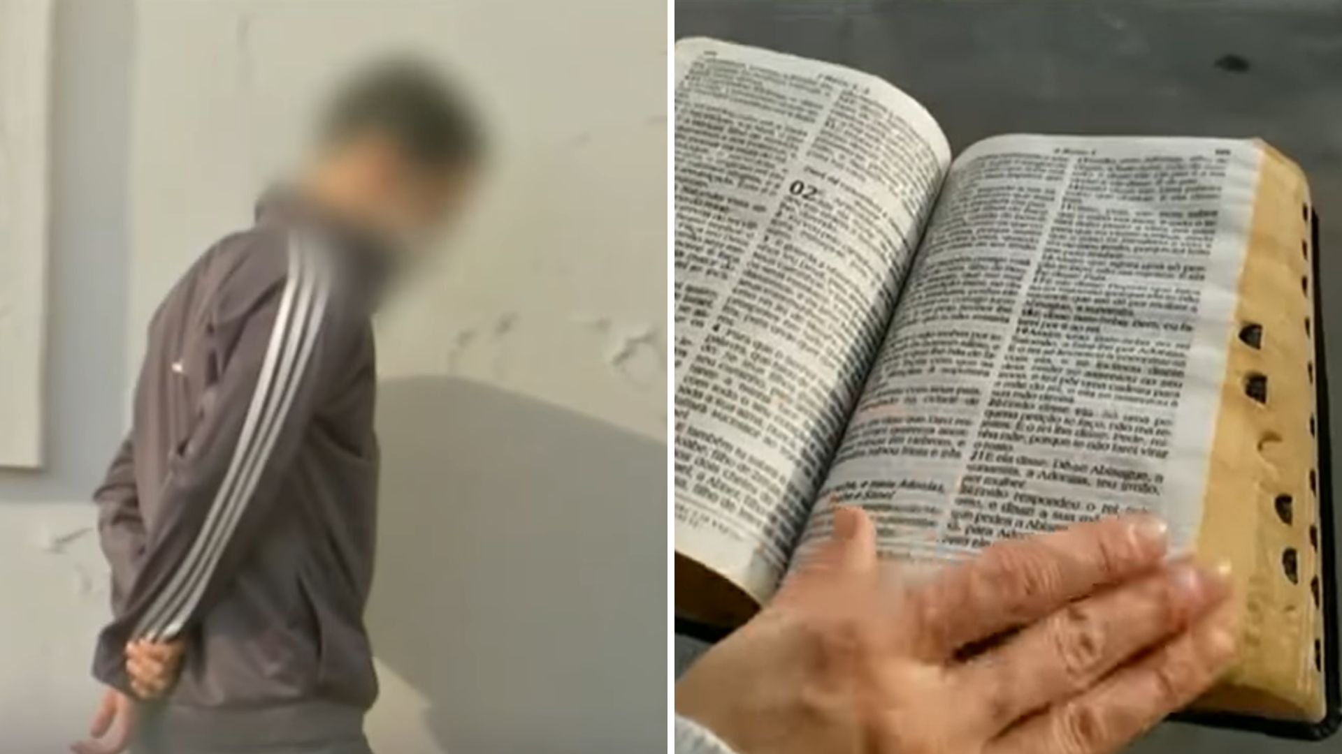 Menor acusado de homicídio se entrega com Bíblia nas mãos