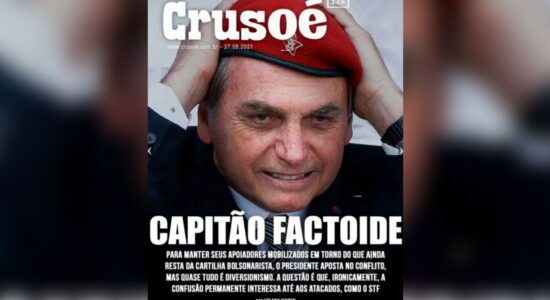 Revista Crusoé traz ataque a Bolsonaro em edição atual