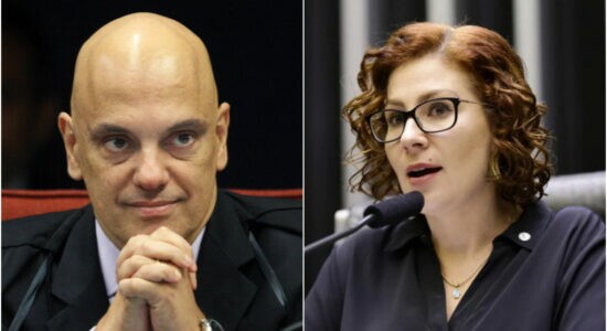 Deputada Carla Zambelli criticou o ministro Alexandre de Moraes, do STF