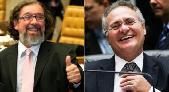 Advogado Kakay e o senador Renan Calheiros