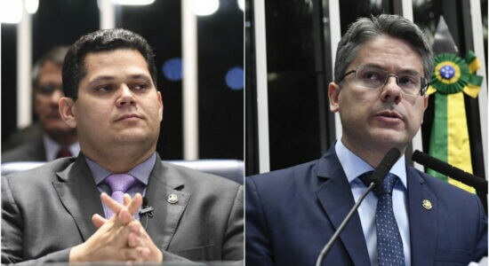 Davi Alcolumbre e Alessandro Vieira trocaram farpas na CCJ do Senado