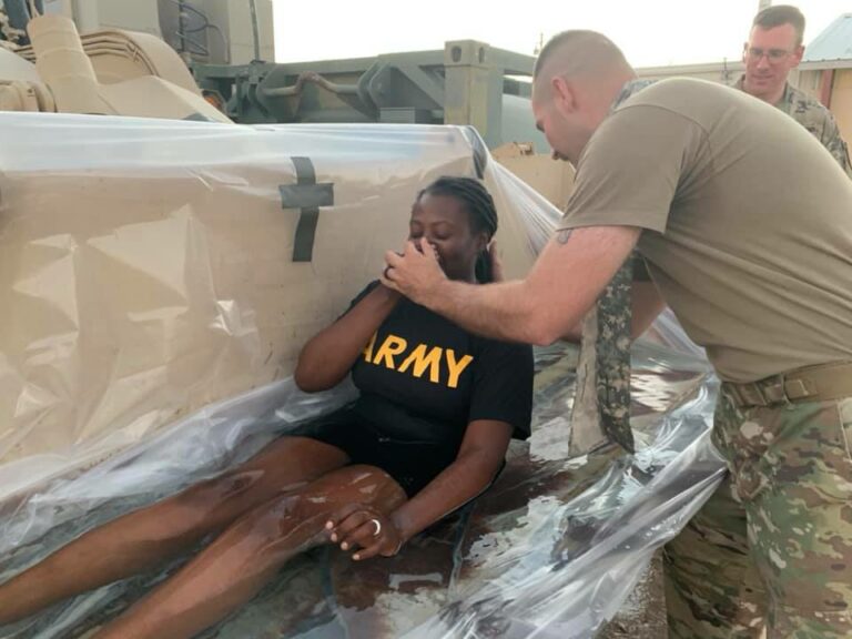 Batismo em base militar da Califórnia
