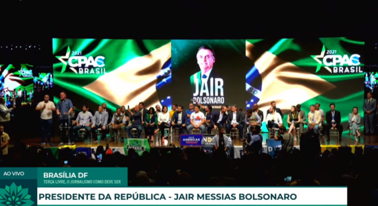 Presidente Jair Bolsonaro no CPAC