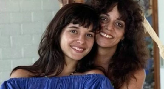 Glória Perez e a filha, a atriz Daniella Perez