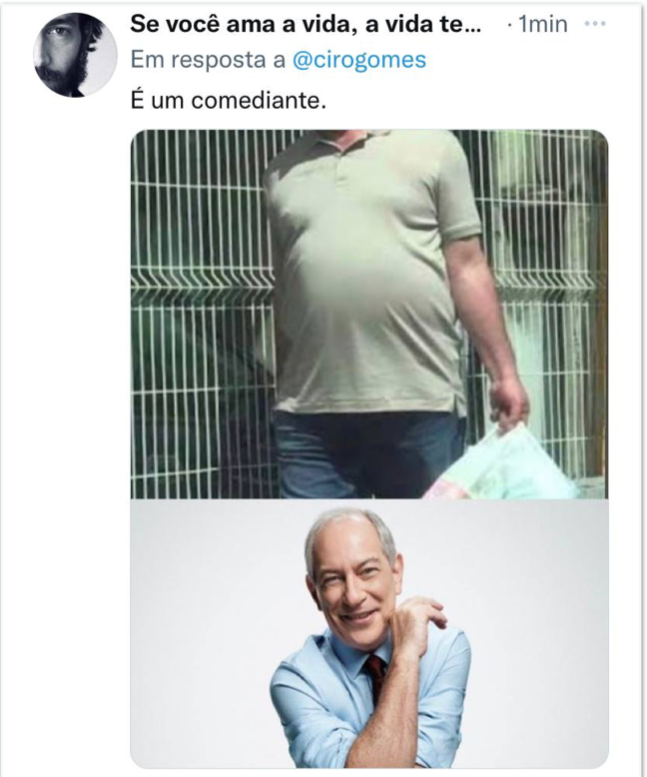Ciro Gomes vira meme no Twitter