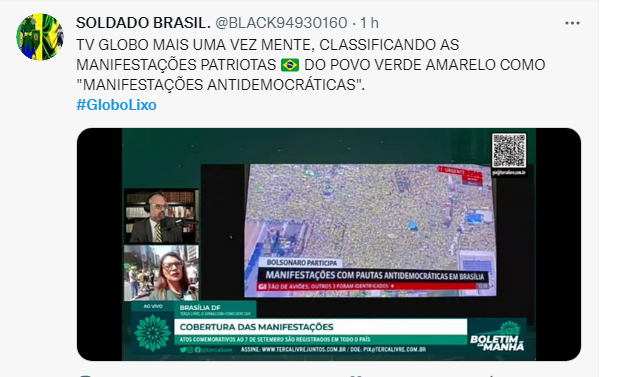 Cobertura da Globo News revolta os internautas
