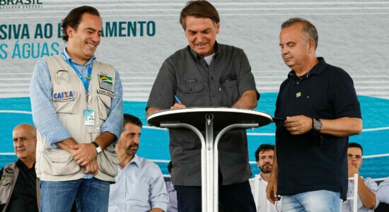 presidente Jair Bolsonaro em cerimônia Alusiva ao Lançamento da Jornada das Águas