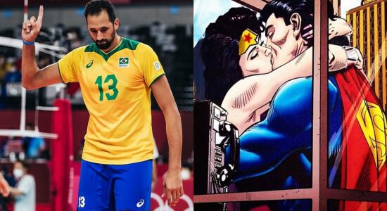 Maurício Souza publicou imagem de beijo hétero do Superman