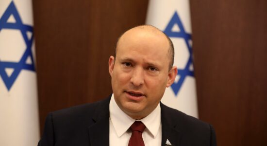 primeiro-ministro israelense, Naftali Bennett,