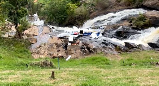 Local onde a aeronave de Marília Mendonça caiu
