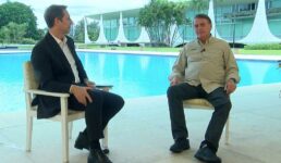 Bolsonaro em entrevista ao programa Agora com Lacombe