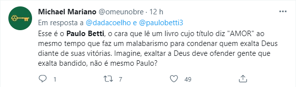 Internautas criticaram fala de Paulo Betti
