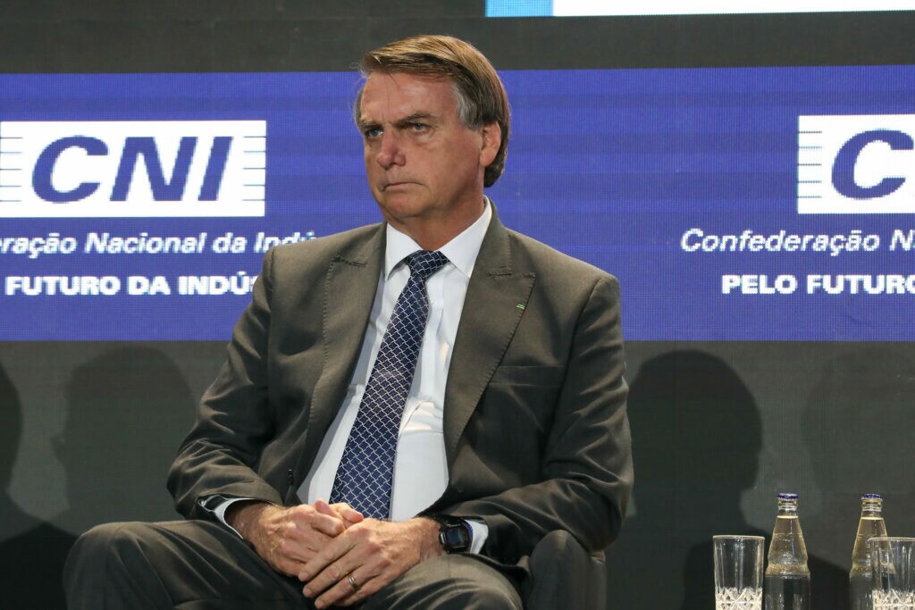 Presidente da República Jair Bolsonaro, durante encontro com Empresários da Indústria Brasileira