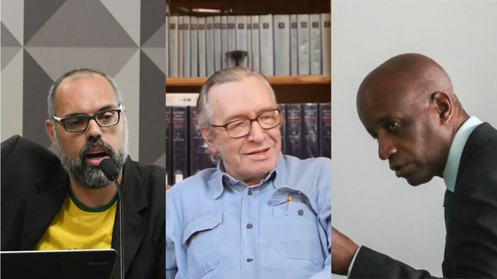 Allan dos Santos, Olavo de Carvalho, Sérgio Camargo