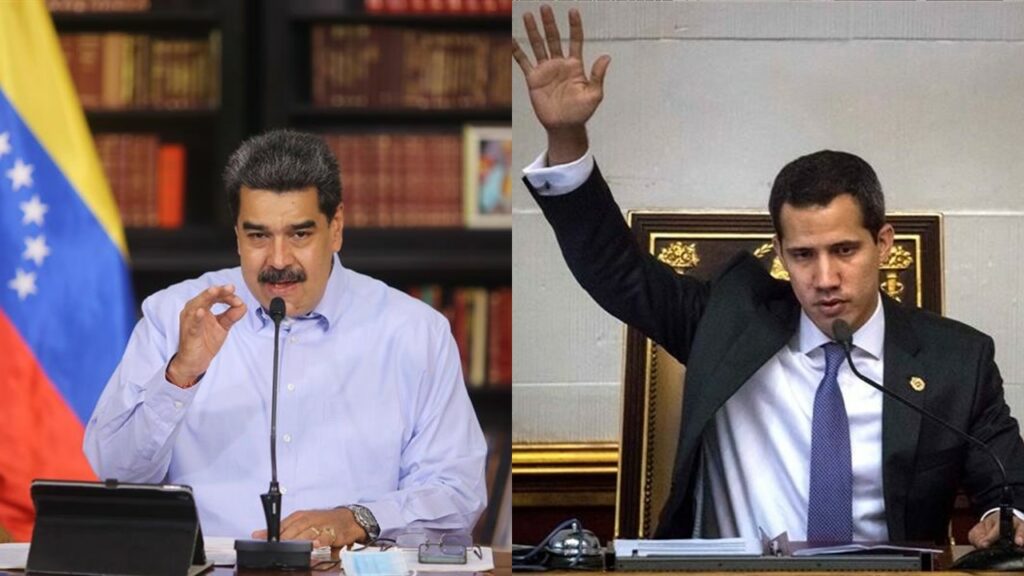 Maduro e Guaidó