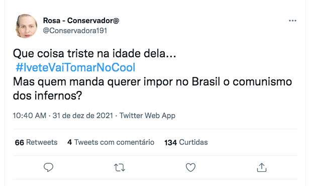 Web reage a crítica de Ivete a Bolsonaro: #IveteVaiTomarNoCool