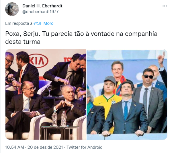 Internautas respondem Sergio Moro