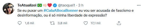 Após 'ataque' da Globo a Bolsonaro, web se une e diz: #CalaABocaBonner