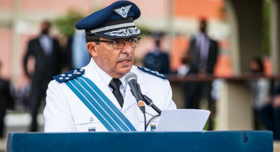 O comandante da FAB, tenente-brigadeiro do ar Carlos de Almeida Baptista Junior