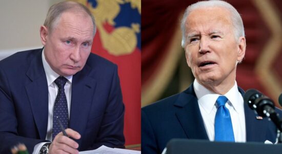 Vladimir Putin  e Joe Biden