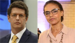 Ex-ministros Ricardo Salles e Marina Silva