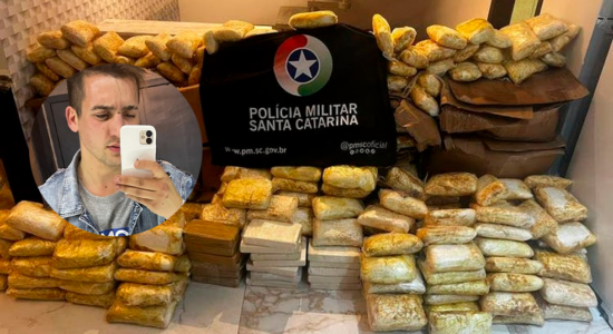 Filho de vereador foi preso por tráfico com 720 quilos de cocaína