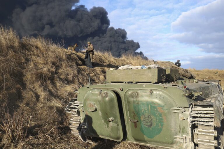 Veja imagens do 4º dia da invasão russa à Ucrânia