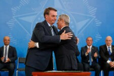 Presidente Jair Bolsonaro e general Braga Netto