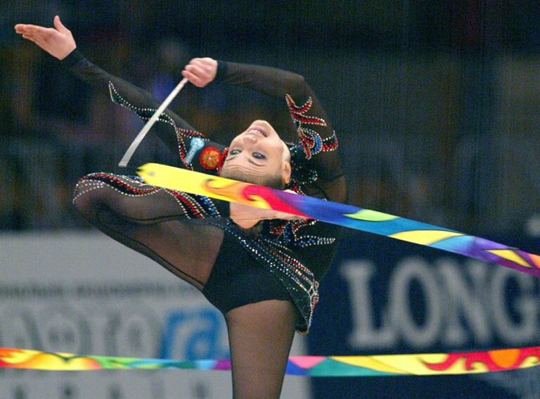 Kabaeva em campeonatos de ginástica ritmica de 2000 a 2014
