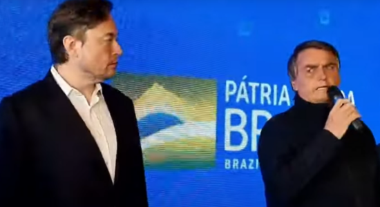 Presidente Jair Bolsonaro e Elon Musk