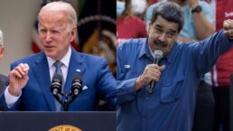 Joe Biden e Nicolás Maduro
