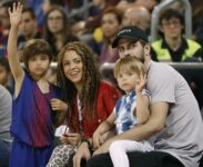 Shakira, Piqué e os filhos, Milan e Sasha