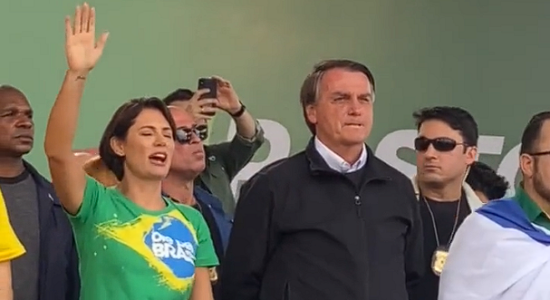 Presidente Jair Bolsonaro na Marcha Para Jesus em Balneário Camboriú