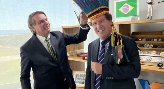 Jair Bolsonaro e Tucker Carlson